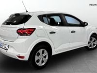 Begagnad Dacia Sandero Essentiel 91 HK (66 kW) 2023 Snövit Halvkombi
