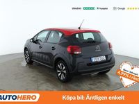 Begagnad Citroën C3 PureTech 83 HK (61 kW) 2018 Svart Sedan