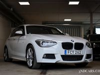 begagnad BMW 116 i M Sport Svart optik 5-dörrars Dragkrok PDC mm EU6
