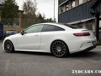 Begagnad Mercedes E400 AMG line 334 HK (245 kW) 2017 Vit Sportkupé