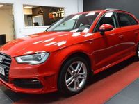 begagnad Audi A3 Sportback 1.6 TDI Quattro S-line Drag 2016, Halvkombi