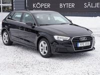 Begagnad Audi A3 150 HK (110 kW) 2018 Brilliantsvart Kombi