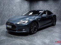 begagnad Tesla Model S P85 421hk Free Supercharge Värm HiFi Luftfjädring