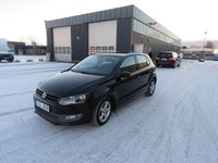 Begagnad VW Polo 86 HK (63 kW) 2010 Svart Halvkombi
