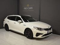 Begagnad Kia Optima 205 HK (150 kW) 2019 Vit Kombi