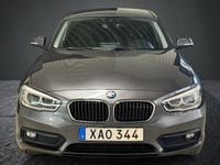 Begagnad BMW 116 116 HK (85 kW) 2015 Svart (svart metallic) Halvkombi