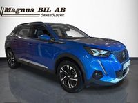 Begagnad Peugeot e-2008 Allure 100 kW (136 HK) 2021 Blå SUV