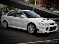 begagnad Mitsubishi Lancer Evolution 6 2.0 4WD NYBES TME FRONT NYSERVAD