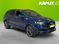 Begagnad Audi Q7 S-Line 245 HK (180 kW) 2014 Blå SUV