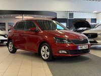 Begagnad Skoda Fabia Elegance 90 HK (66 kW) 2015 Röd Halvkombi