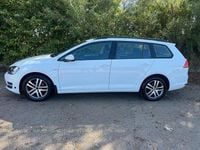 Begagnad VW Golf VII 110 HK (80 kW) 2014 Vit Kombi