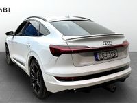 begagnad Audi e-tron Sportback 55 quattro S-Line Edition Black 408 HK