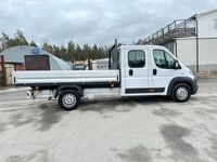 begagnad Fiat Ducato Dubbelhytt Lång Flak 2.3 Multijet 130hk Värmare