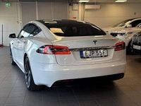 Begagnad Tesla Model S Long Range AWD 397 kW (541 HK) 2020 Vit Halvkombi