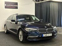 Begagnad BMW 520 Luxury Line 190 HK (139 kW) 2017 Blå Sedan