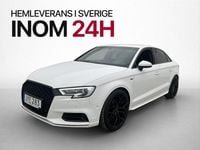 Begagnad Audi A3 S-Line 150 HK (110 kW) 2017 Vit Sedan