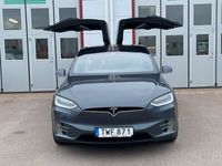 begagnad Tesla Model X 100D 525hk 6-sits Autopilot Luftfjädring Drag