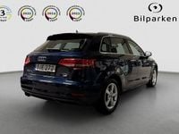 Begagnad Audi A3 Sportback Comfort 150 HK (110 kW) 2016 Blå Halvkombi