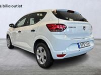 Begagnad Dacia Sandero Essentiel 91 HK (66 kW) 2022 Vit Halvkombi