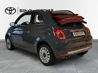 Begagnad Fiat 500 Lounge 69 HK (50 kW) 2019 Grå Halvkombi