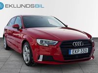 Begagnad Audi A3 Comfort 116 HK (85 kW) 2017 Röd