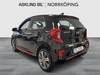 Begagnad Kia Picanto GT-Line 101 HK (74 kW) 2019 Svart Halvkombi
