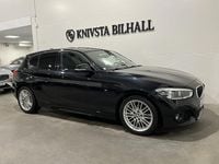 Begagnad BMW 118 M Sport 136 HK (100 kW) 2018 Svart Halvkombi