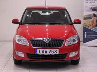Begagnad Skoda Fabia Elegance 86 HK (63 kW) 2013 Röd Halvkombi