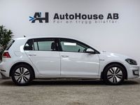 begagnad VW e-Golf 35.8 kWh GPS Värmepump CarPlay Garanti