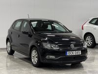 Begagnad VW Polo 90 HK (66 kW) 2016 Svart Halvkombi