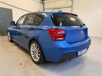 Begagnad BMW 118 M Sport 143 HK (105 kW) 2014 Blå Halvkombi
