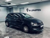 Begagnad VW Polo 90 HK (66 kW) 2011 Svart Halvkombi