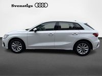 Begagnad Audi A3 Proline 150 HK (110 kW) 2023 Vit Sedan