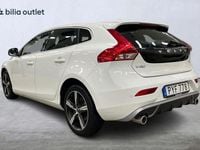 Begagnad Volvo V40 R-Design 152 HK (111 kW) 2018 Vit Halvkombi