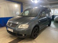 begagnad VW Caddy Maxi 1.9 TDI Euro 4 Auto Dragkrok, sidodörr