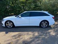 Begagnad Audi A6 S-Line 204 HK (150 kW) 2019 Vit Kombi