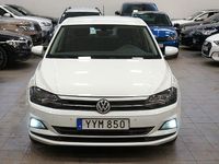 Begagnad VW Polo 95 HK (69 kW) 2018 Vit Halvkombi