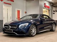 begagnad Mercedes S63 AMG AMG4MATIC Cabriolet 2-år Garanti 585hk