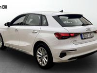 Begagnad Audi A3 Sportback Proline 150 HK (110 kW) 2022 Vit Halvkombi