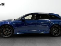 Ny Audi RS6 Performance 630 HK (463 kW) 2026 Blå Kombi
