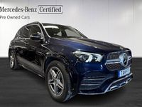 begagnad Mercedes GLE450 AMG 4MATIC Moms/AMG/7-sits/Dragkrok/Värmare 2021 Blå