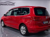 Begagnad VW Sharan 140 HK (102 kW) 2011 Röd Minibuss