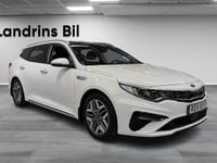 Begagnad Kia Optima Plus 205 HK (150 kW) 2019 Vit pearl metallic Kombi
