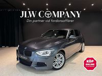 Begagnad BMW 116 M Sport 136 HK (100 kW) 2015 Grå metallic Halvkombi