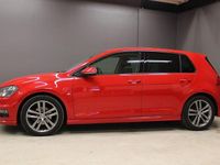 Begagnad VW Golf VII R-line 105 HK (77 kW) 2015 Röd Halvkombi