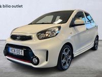 Begagnad Kia Picanto 67 HK (49 kW) 2015 Vit Halvkombi