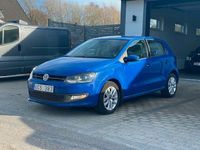 Begagnad VW Polo Comfortline 90 HK (66 kW) 2011 Blå Halvkombi
