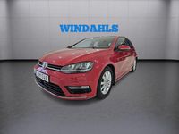 Begagnad VW Golf VII R-line 152 HK (111 kW) 2016 Röd Halvkombi