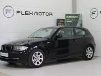 Begagnad BMW 118 Advantage 143 HK (105 kW) 2008 Svart Halvkombi