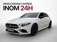 Begagnad Mercedes A250 AMG 224 HK (164 kW) 2019 Vit Halvkombi
